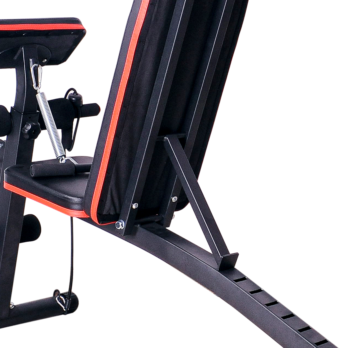 HOMCOM foldable dumbbell bench with 7 incline settings for versatile weight training workouts.