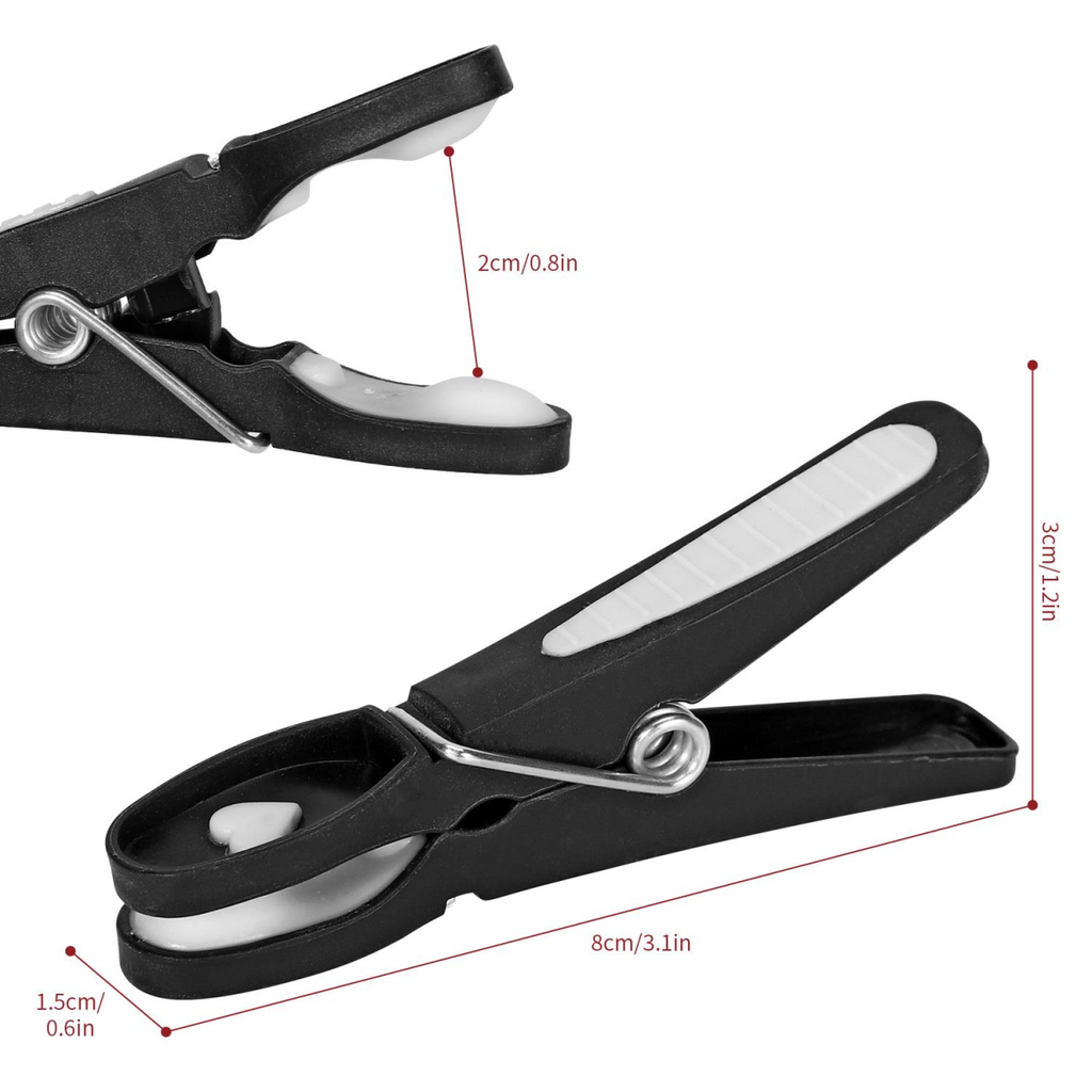 20pk Plastic Pegs - Durable Clothes Pegs for Laundry