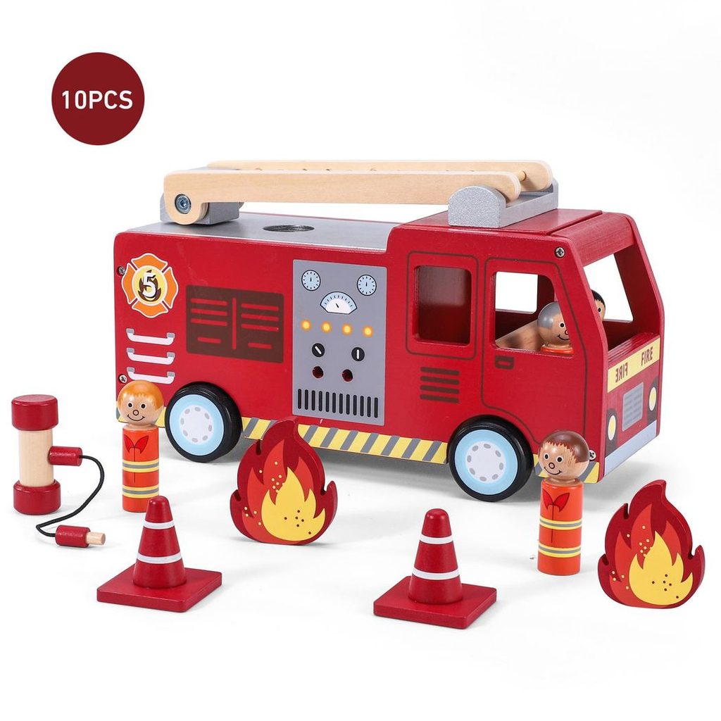 SOKA FIRE ENGINE 1010115 toy featuring bright colors and realistic design for imaginative play from SOKA Play Imagine Learn.