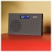 Portable DAB+/FM Radio with Dual Alarm - Charcoal Grey