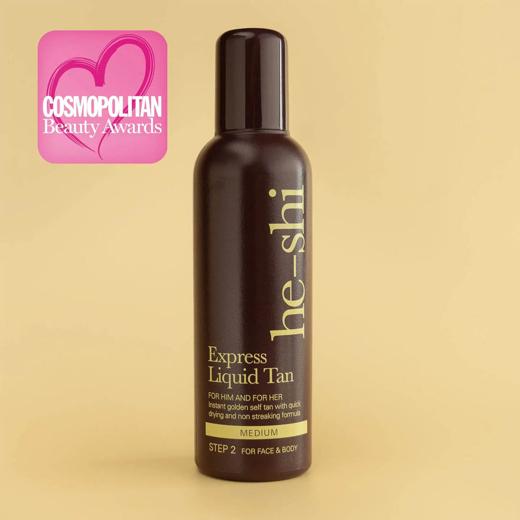 Express Liquid Instant Self Tan 150ml - Medium Tan - Quick Dry
