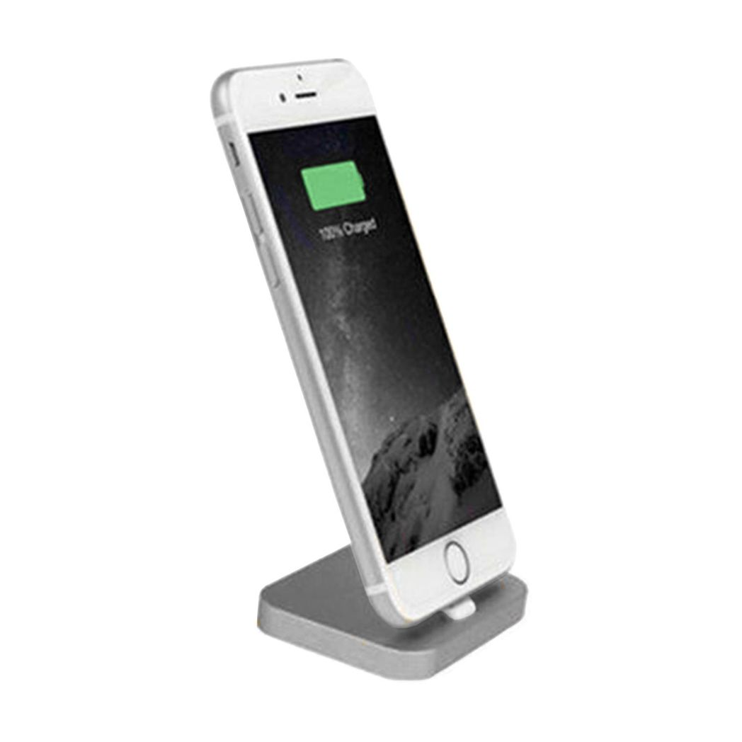 Aquarius Aluminium Phone Dock Compatible with Eight-Pin Devices, Space Grey
