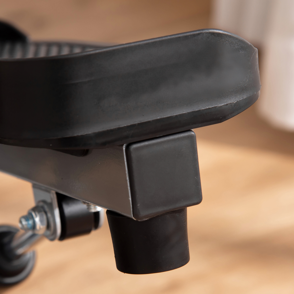 Adjustable Twist Stepper by HOMCOM, featuring a compact design for home gym aerobic workouts and adjustable resistance settings.