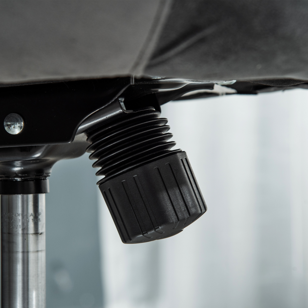 Swivel Dining Height Bar Stool Adjustable Armless Tub Chair Grey