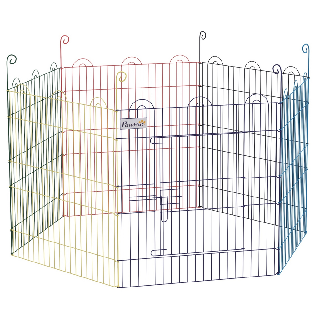 PawHut Pet Playpen Dog Puppy Crate Kennel with Door