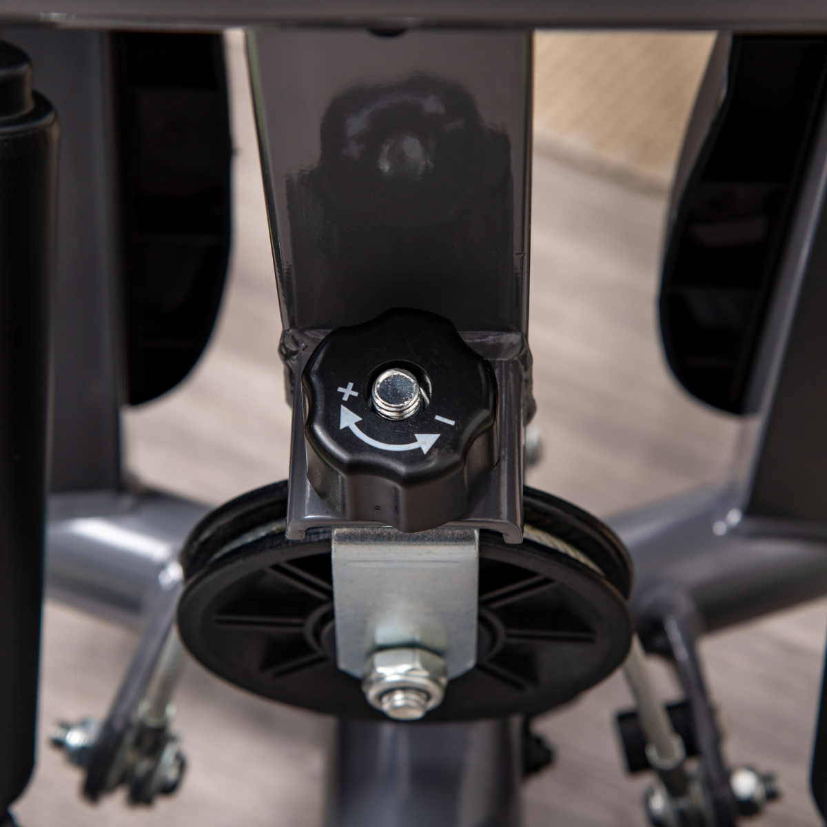 Height adjustable Twister Stepper by ActiveGear with LCD screen, grey design and ergonomic foot pedals.