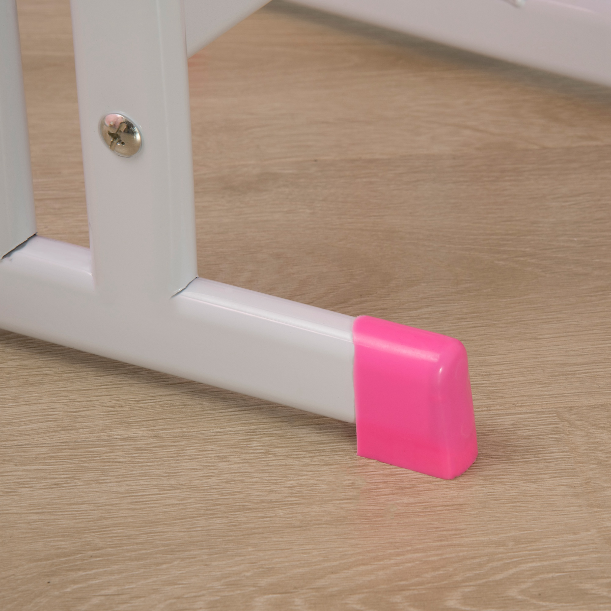 Kids Desk and Chair Set w/ Drawer, Book Stand, Cup Holder, Pen Slot, Pink