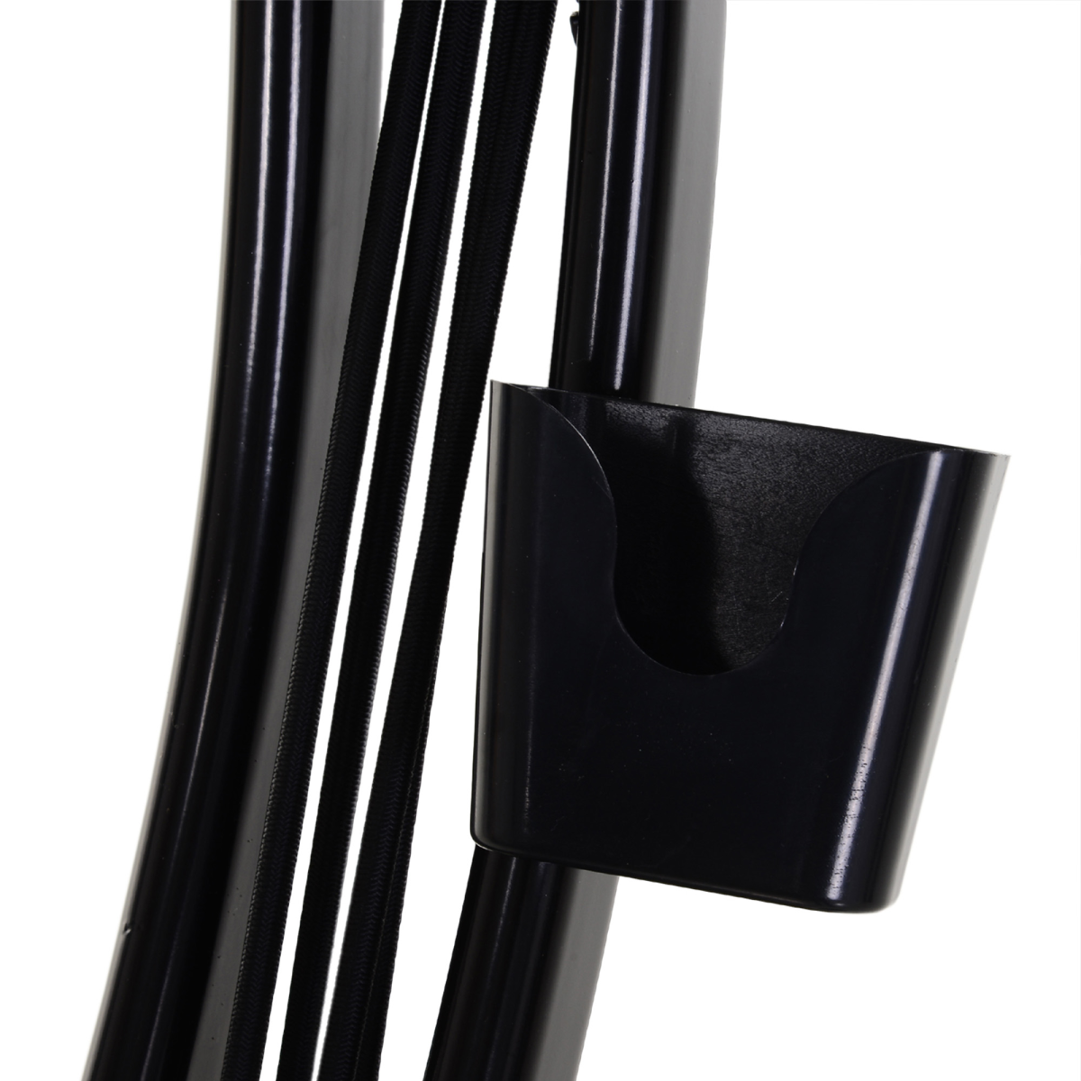 Black 2-in-1 upright exercise bike by ActiveGear with 8-level adjustment and pulse sensor displayed in a home setting.