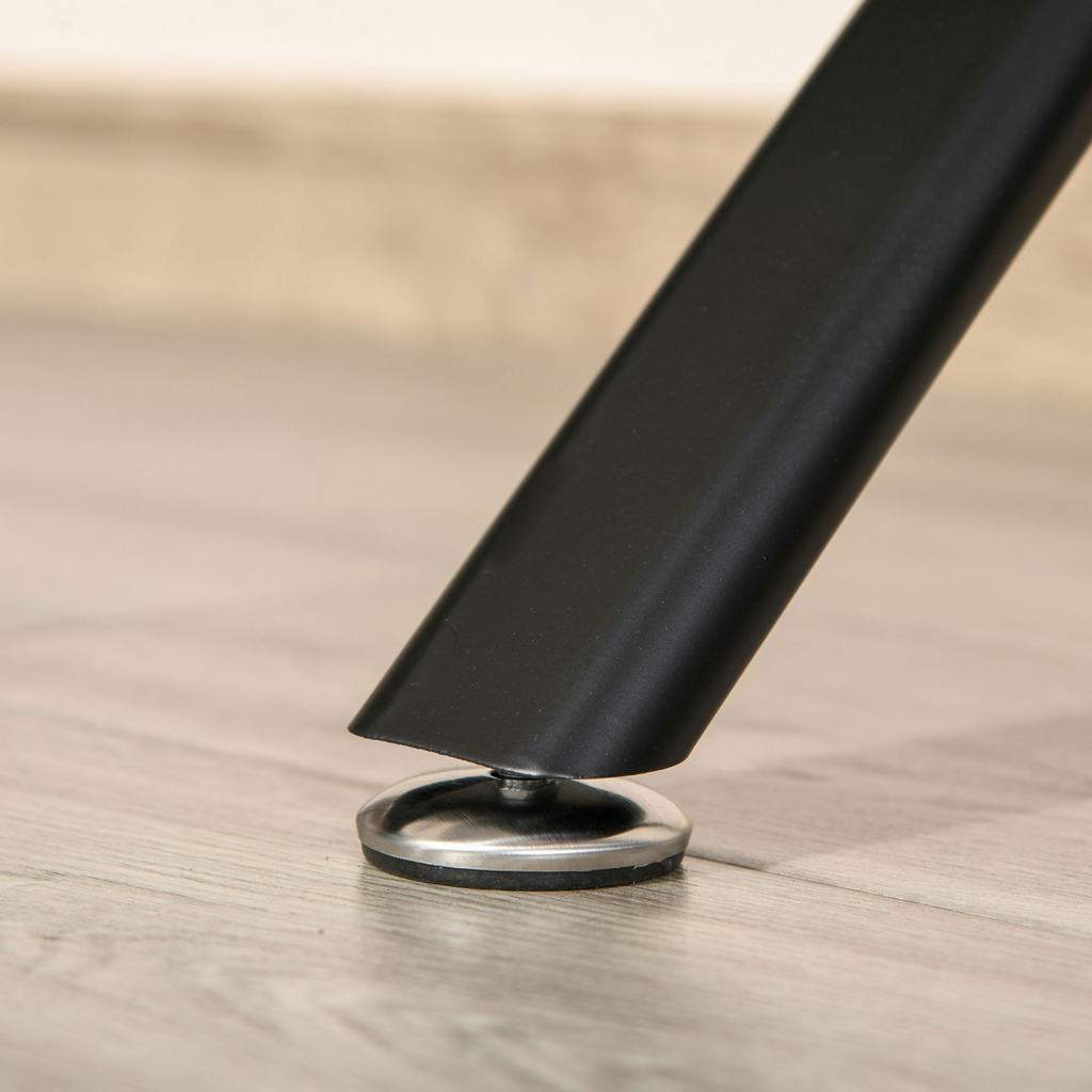 L-Shaped Corner PC Desk Table w/ Drawer Home Office Workstation, Black HOMCOM