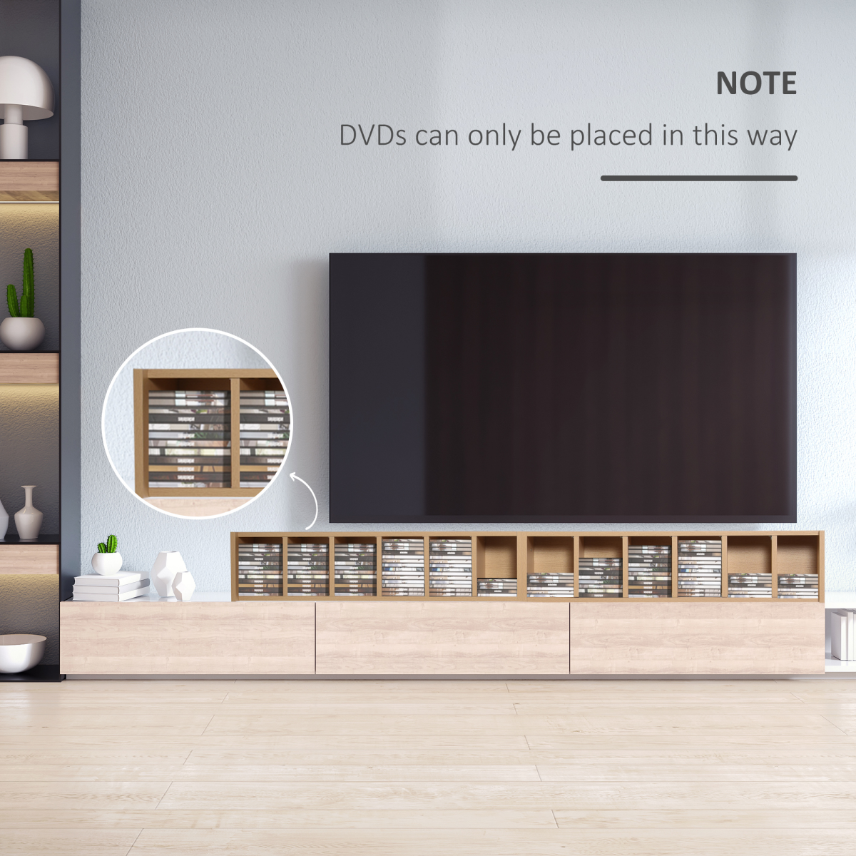 Set of 2 wood CD storage towers by HomeCraft, featuring adjustable shelves, holding up to 204 CDs.