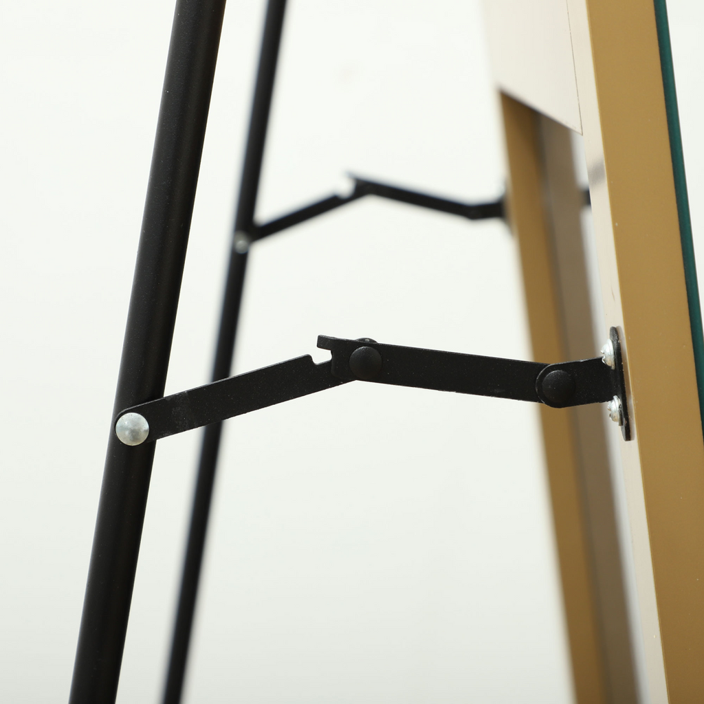 Full Length Floor Mirror Gold Frame - 50x150cm - Wall Mount or Freestanding