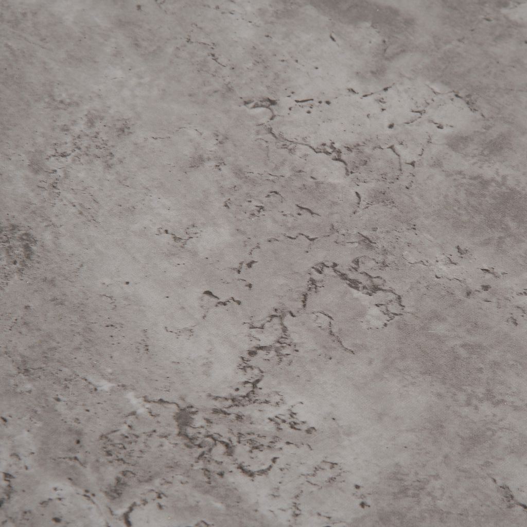 HOMCOM cement-colored coffee table with two tiers, measuring 60x39.5 cm, showcasing a modern design and sturdy structure.