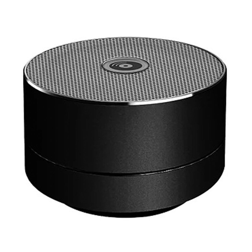 Black Aquarius Wireless Bluetooth Speaker showcasing smart connectivity and high-quality design.