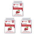 Cherry Max+ 2100mg vegan capsules by Prowise Healthcare in a pack of 3, highlighting high strength and UK-made quality.