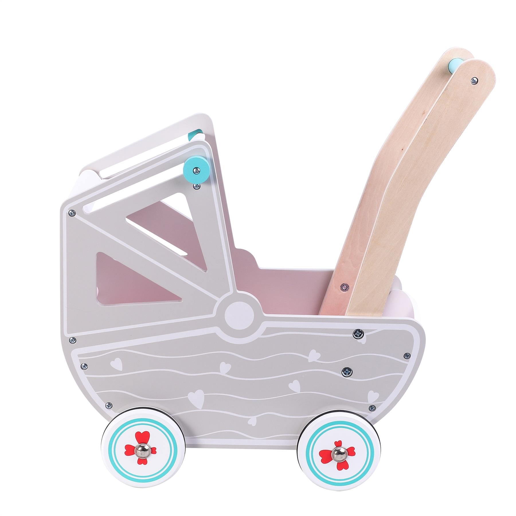 SOKA DOLLS' PRAM 0000469 from SOKA Play Imagine Learn featuring a colorful design and a classic stroller shape.