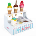 SOKA Mini Ice Cream Shop playset featuring colorful ice cream cones and accessories for imaginative play.