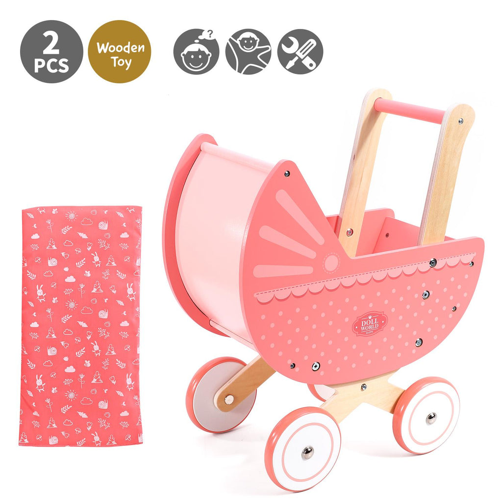 SOKA Doll World-Pram 0000470 in FunZone design, showcasing a colorful doll stroller with a playful aesthetic.