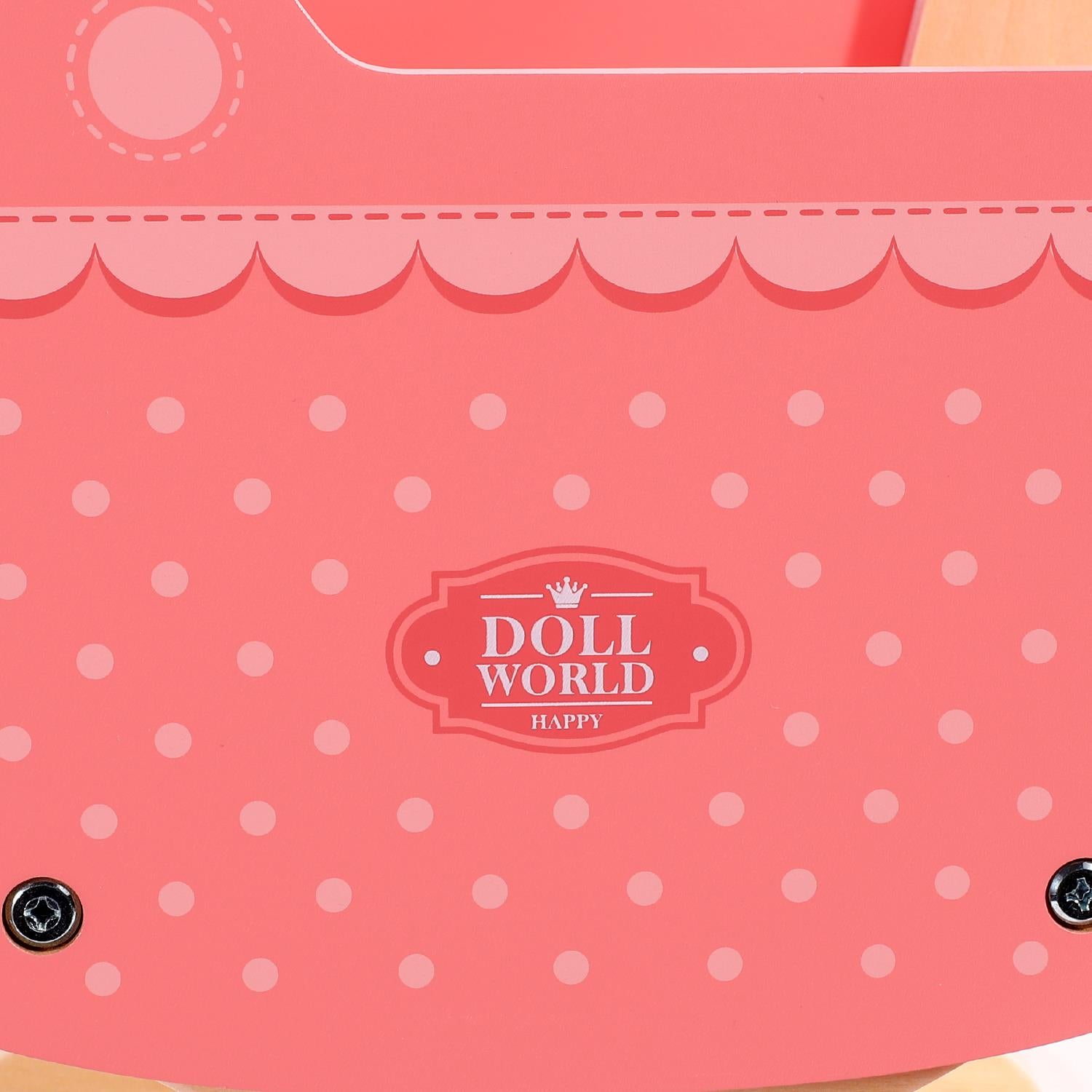 SOKA Doll World-Pram 0000470 in vibrant colors, designed for imaginative play with dolls from SOKA Play Imagine Learn.