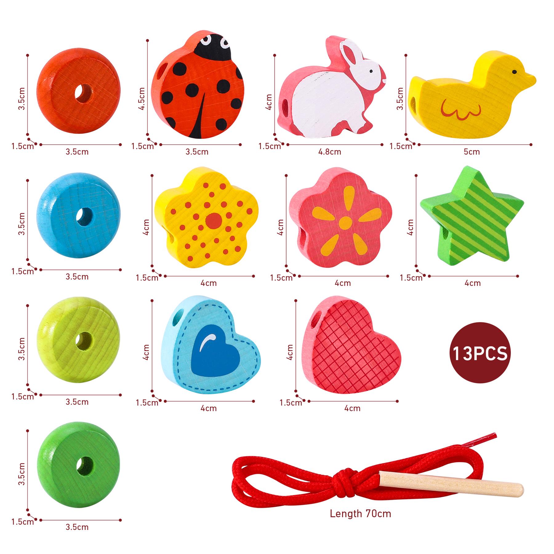 SOKA First Threading FunZone toy with colorful beads and threading pieces for imaginative play and fine motor skills development.