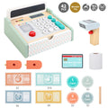 SOKA FunZone cash register 0000479 in vibrant colors with buttons, scanner, and play money for interactive learning.