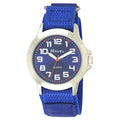 Ravel Mens Sports Case Blue Arabic Dial Blue Velcro Strap Watch R1601.65.66
