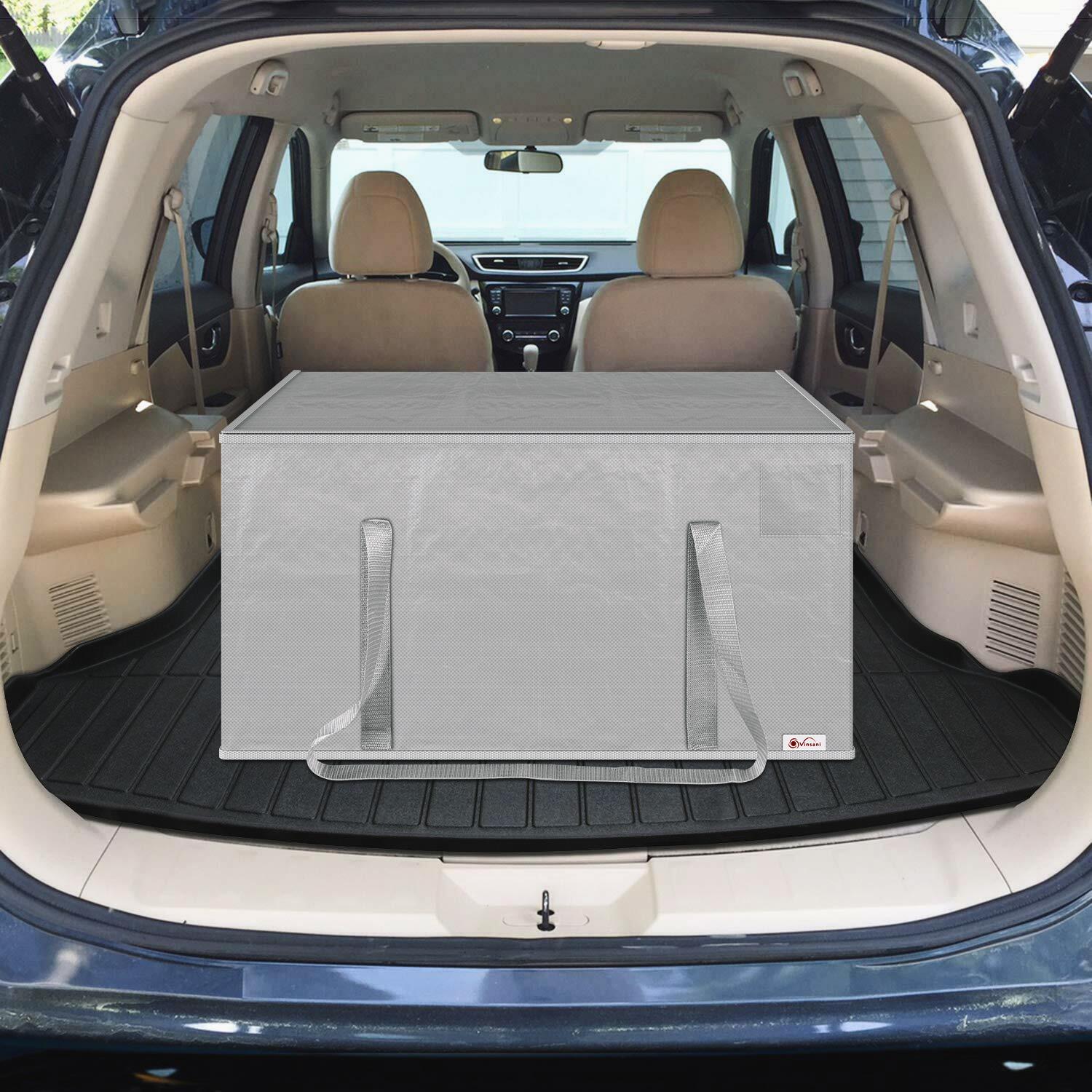 Vinsani grey moving bags set of 6, durable and spacious for easy packing and transport of belongings.