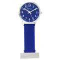 Ravel Blue Silicone Nurses Fob Watch R1107.16