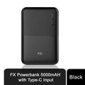 5000mAh Power Bank with Type-C Input - Portable Smartphone Charger