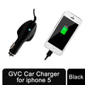 1000mAh Car Charger - Compact USB Charging - Black