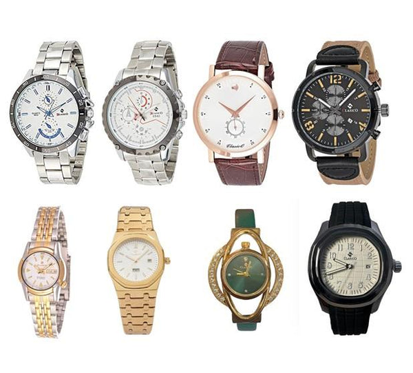 Clasico Mens & Ladies Assorted Fashion Watch Model & Colour's Varied with Box
