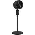 HOMCOM Pedestal Fan for Bedroom, Powerful Air Circulator with 3 Speed, Black