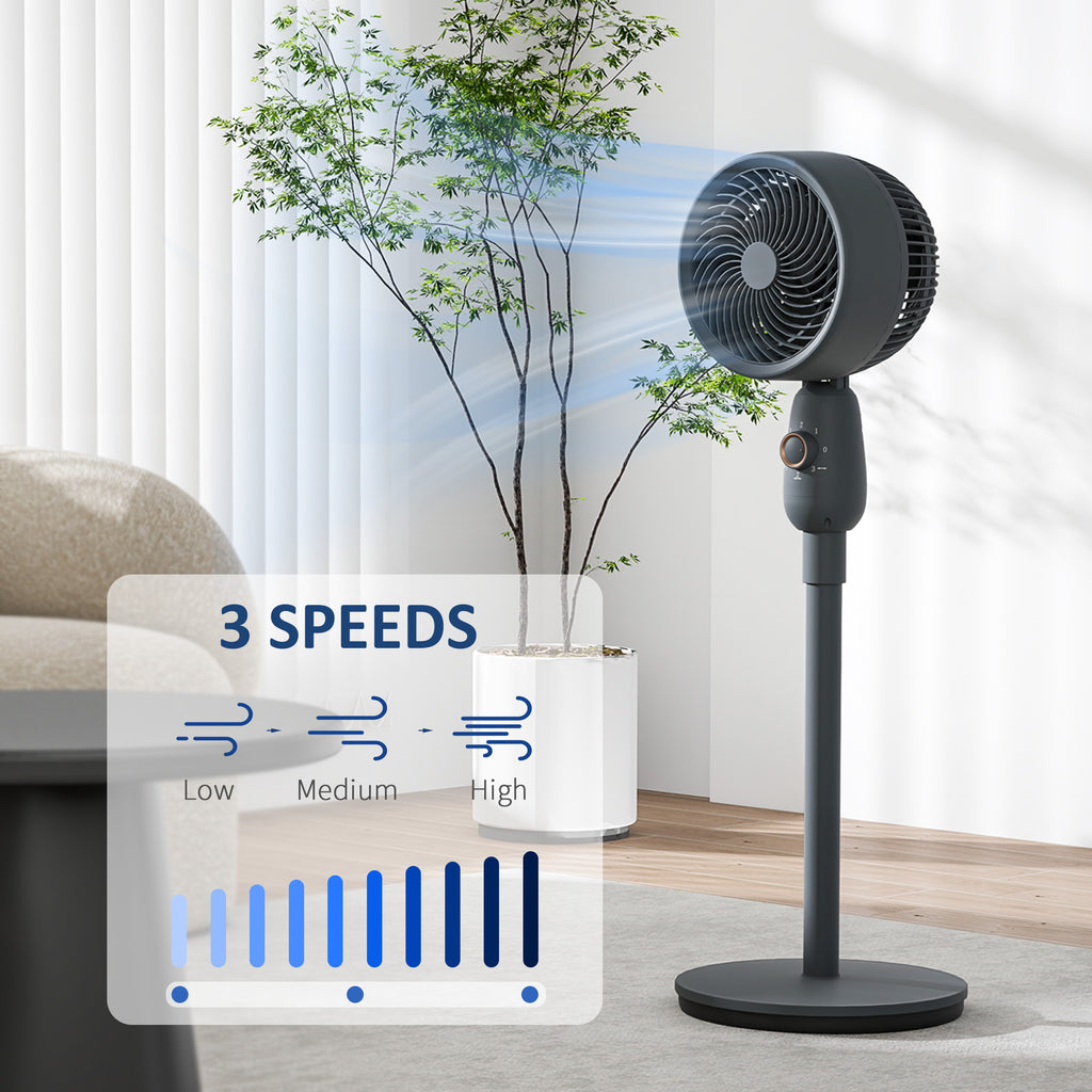 Air Circulator Fan - Three-Speed Cooling & Oscillation for Comfortable Airflow