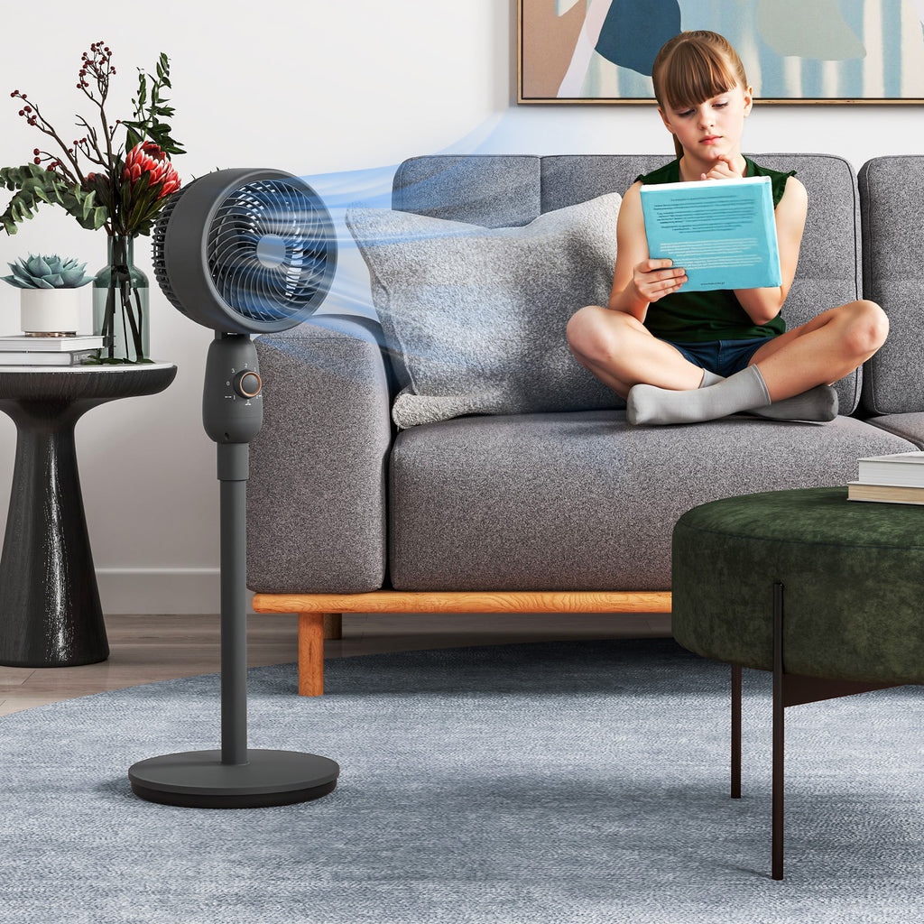 Air Circulator Fan - Three-Speed Cooling & Oscillation for Comfortable Airflow