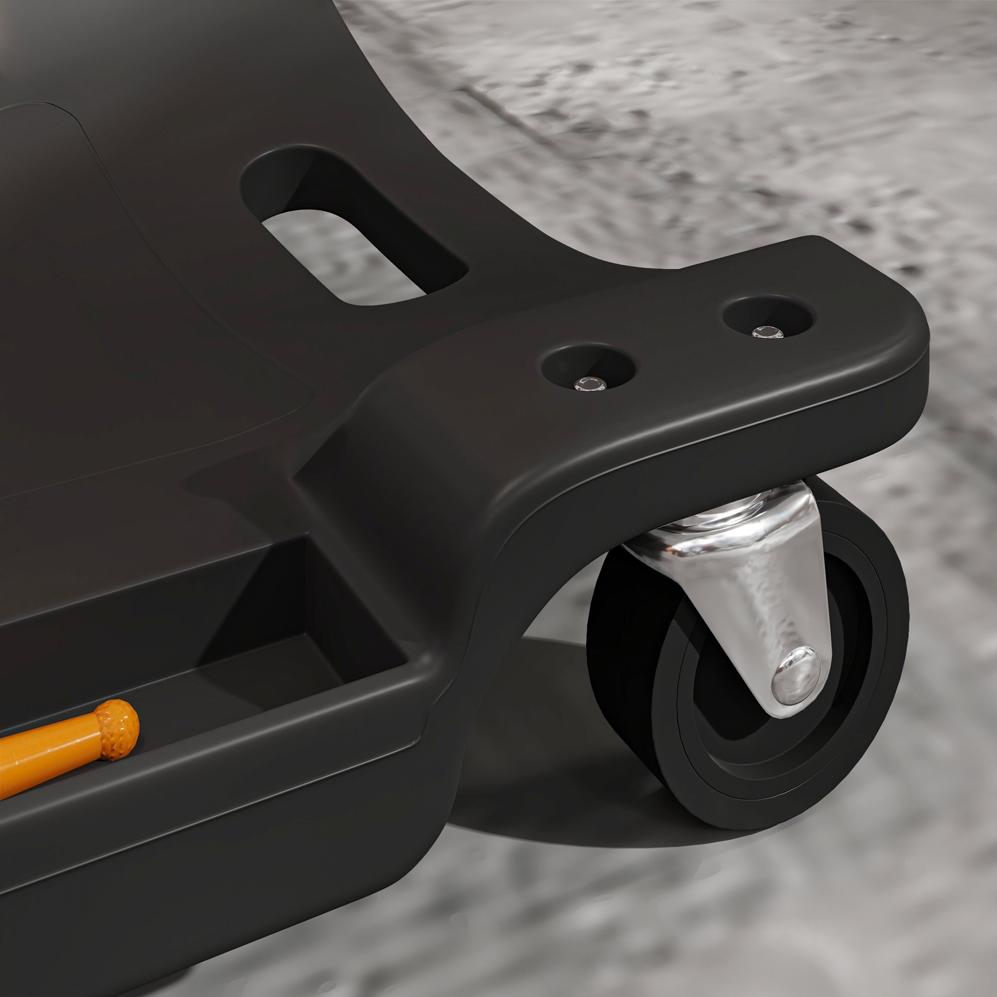 DURHAND Mechanic Vehicle Creeper Rolling Moulded Workshop Garage Assistance