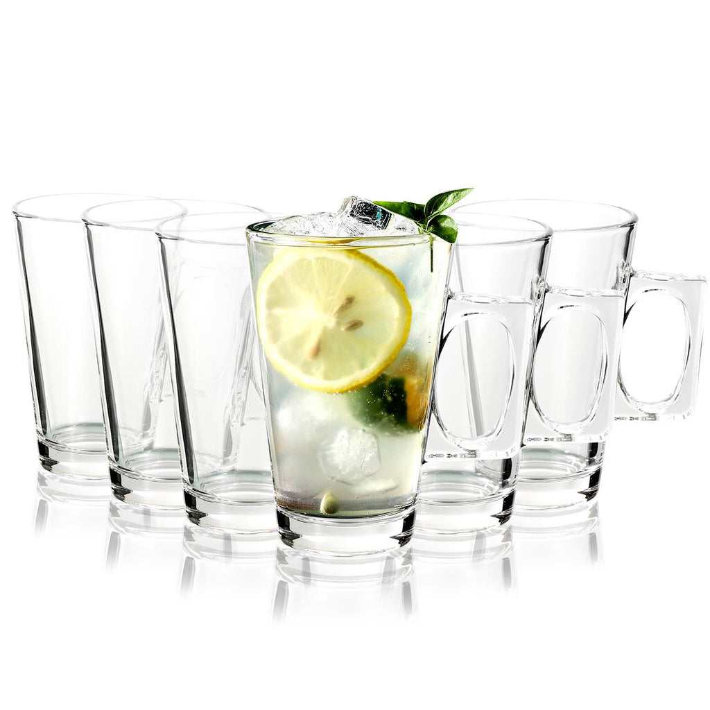 Vinsani Latte Glasses 6pcs 0006556