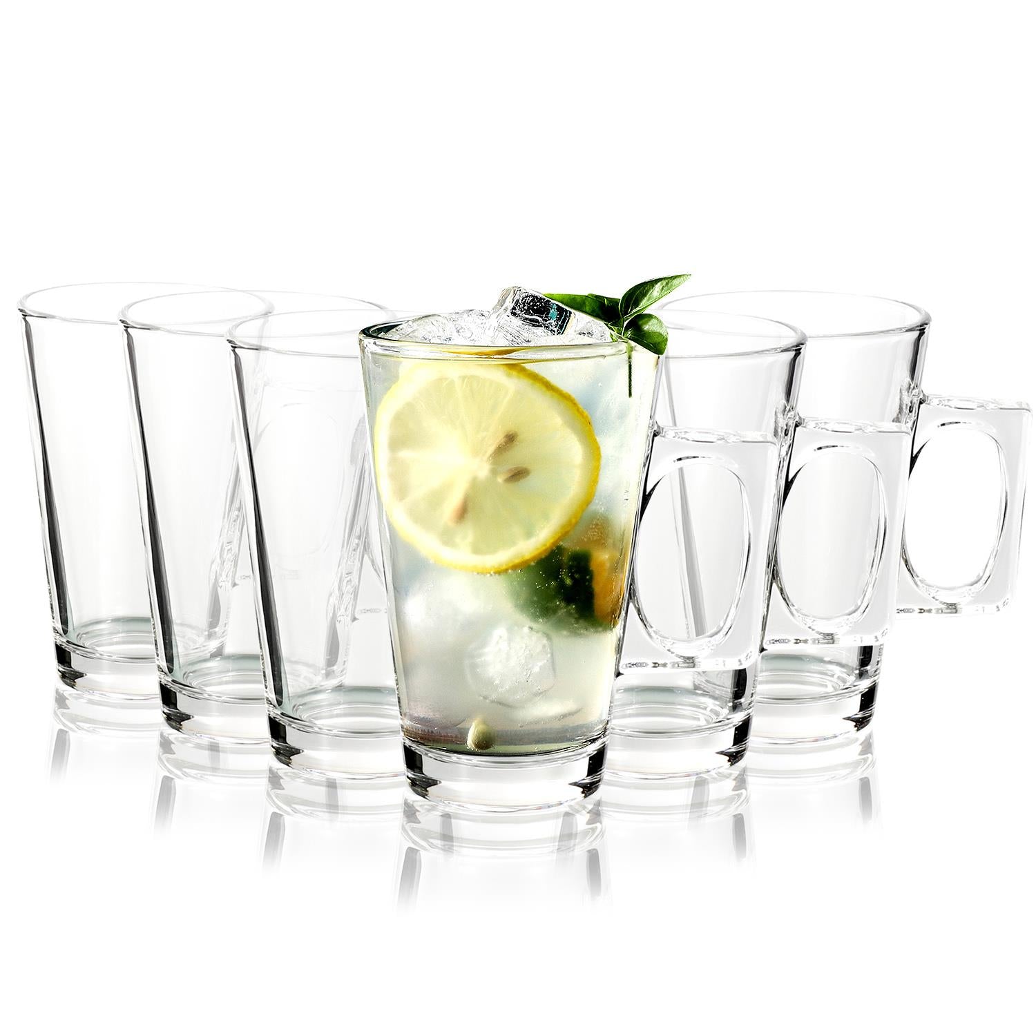 Vinsani Latte Glasses 6pcs 0006556