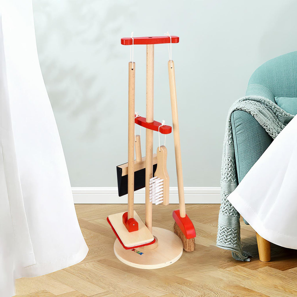 Lelin FunZone SOKA CLEANING KIT 0009356 with colorful cleaning tools and accessories for imaginative play.