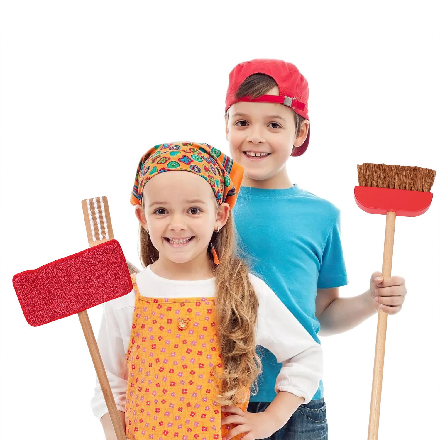Lelin FunZone SOKA CLEANING KIT 0009356 with colorful cleaning tools and accessories for imaginative play.