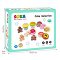 SOKA Play Imagine Learn FunZone cake selection set featuring colorful toy cakes and accessories for imaginative play.