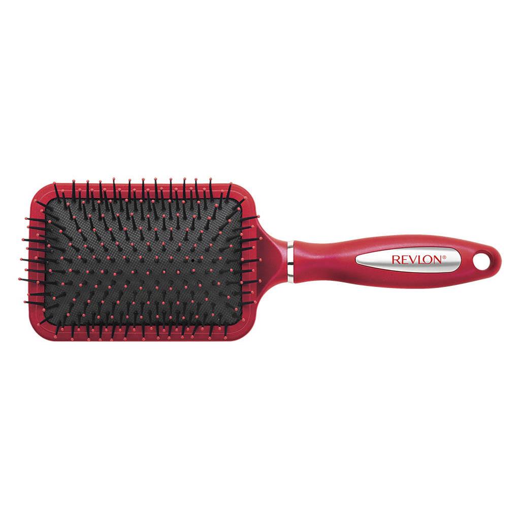Straight & Smooth Hair Brush - Cushioned Round Tip Bristles