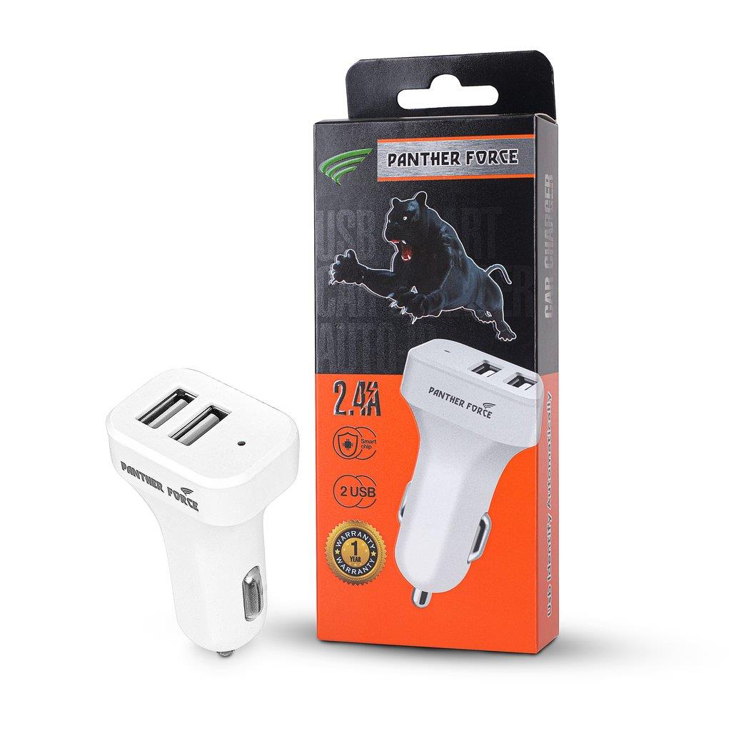 Dual USB Car Charger 2.4A - Fast Charging - Universal Compatibility