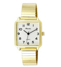 Ravel Women's Classic Rectangular Dial Gold Expander Bracelet Watch R0239.01.2