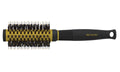 Revlon Ionic Ceramic Curls & Flips round barrel brush with nano anti-bacterial technology for styling hair.