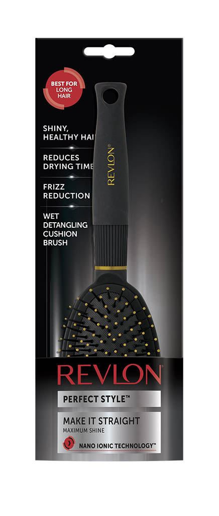 Ionic Ceramic Hair Brush with Nano Anti-Bacterial Technology
