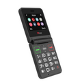 TTfone TT660 flip mobile phone for seniors with big buttons and emergency assistance feature on a white background.