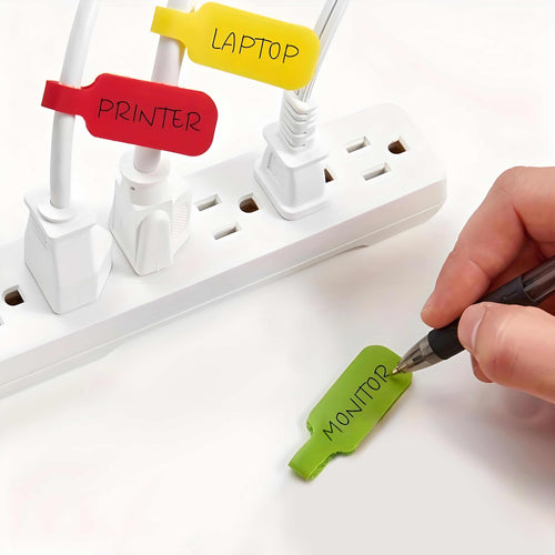 10-Pack Cable Label Set for Quick, Clear Cable IDs