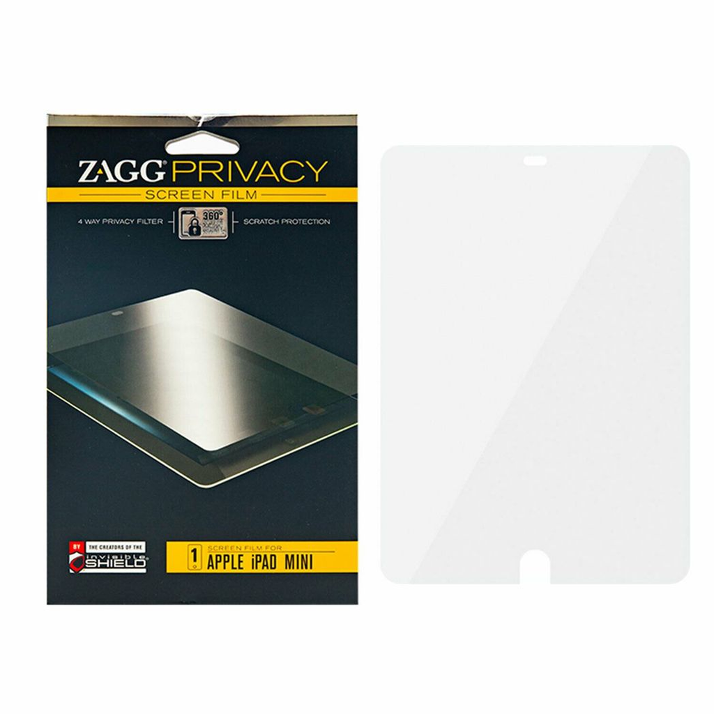 ZAGG Glass Elite Privacy Screen Protector for Apple iMac mini, showcasing its sleek design and premium protection features.