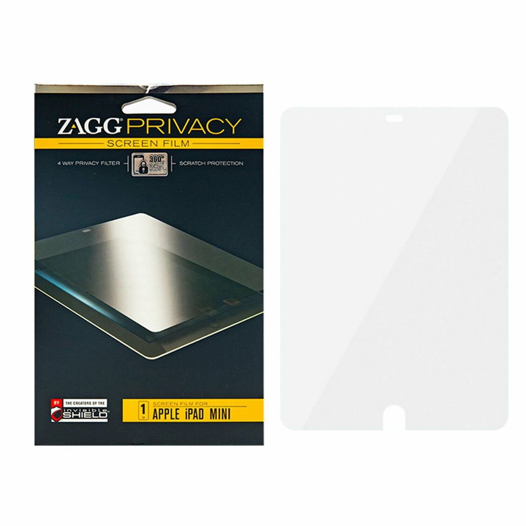 ZAGG Glass Elite Privacy Screen Protector for Apple iMac mini, showcasing its sleek design and premium protection features.