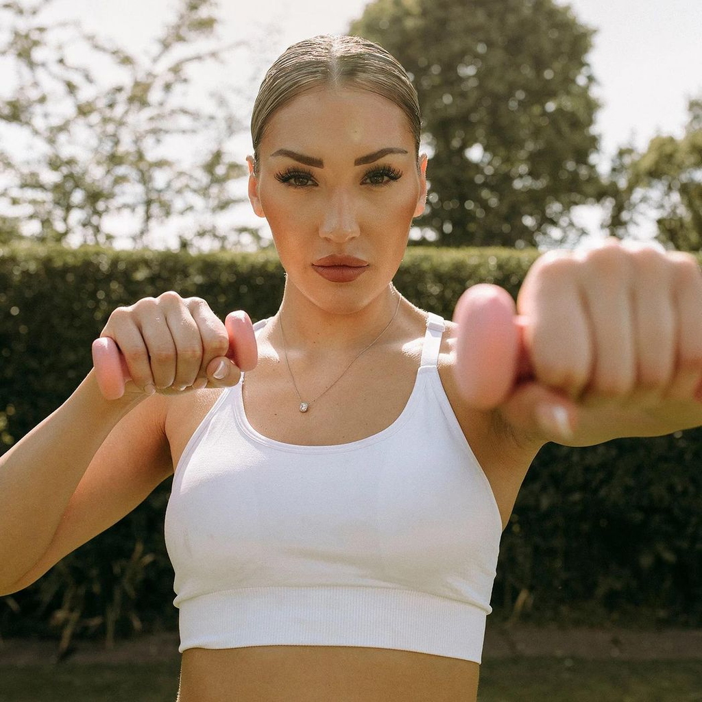 6KG Dumbbell Set by Gymcline, featuring a robust design ideal for beginner-friendly cardio workouts.