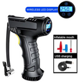 120W Rechargeable Tyre Inflator - Portable Car Air Pump